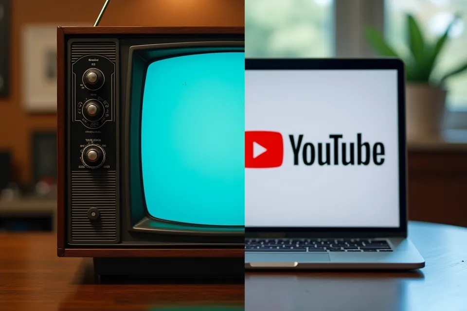 YouTube Vs. Телевидение